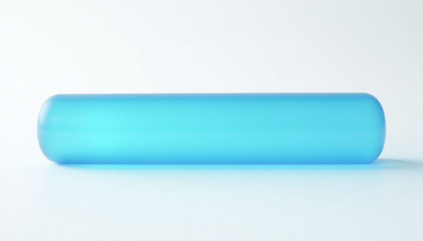 A glass relay baton