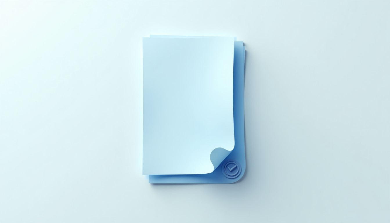 A document page with an approval seal
