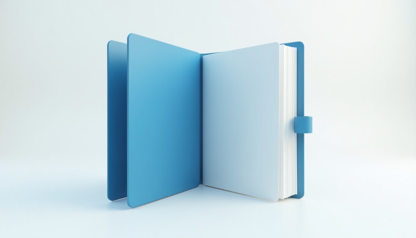An open bound report with a bookmark
